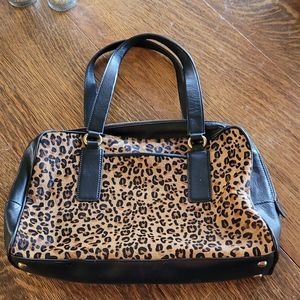Fossil Memoir Satchel Cheetah